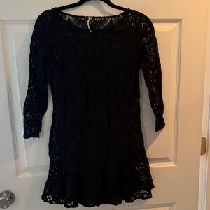 Free People Lace Mini Dress
